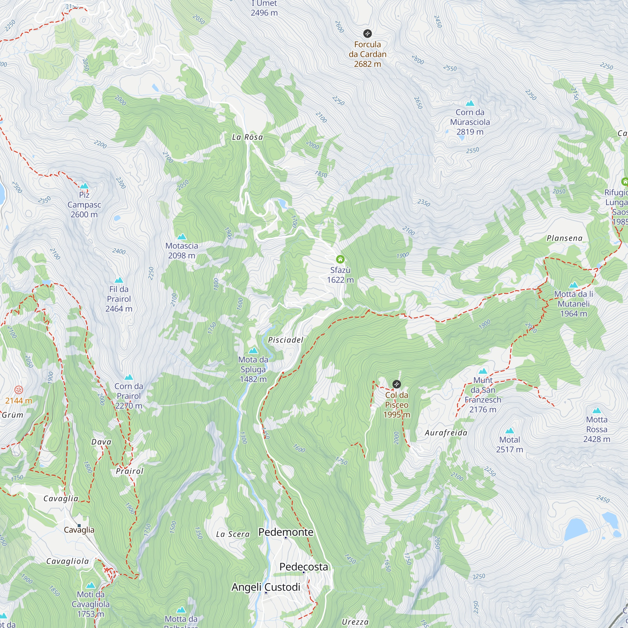 Pozzolascio map