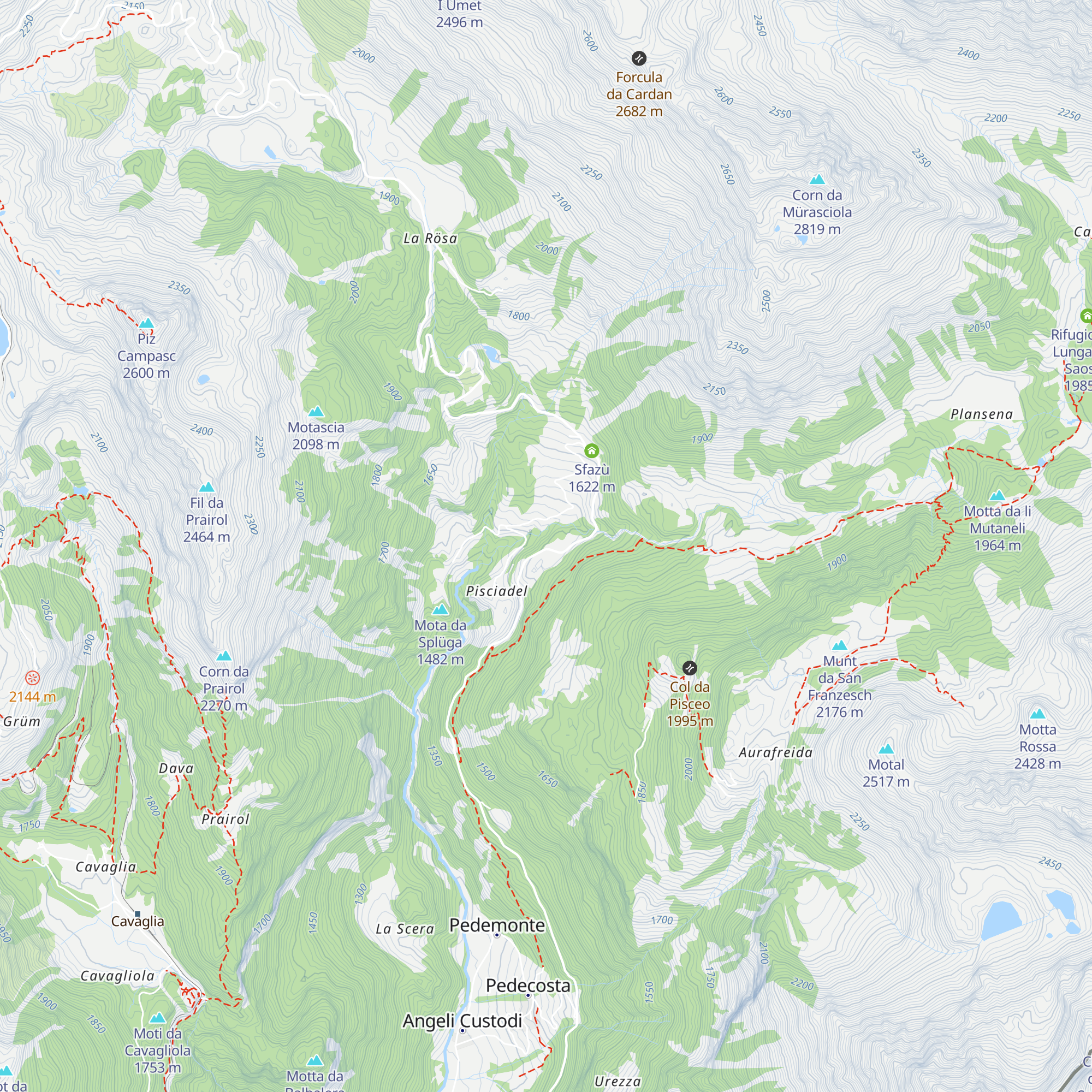 Pozzolascio map