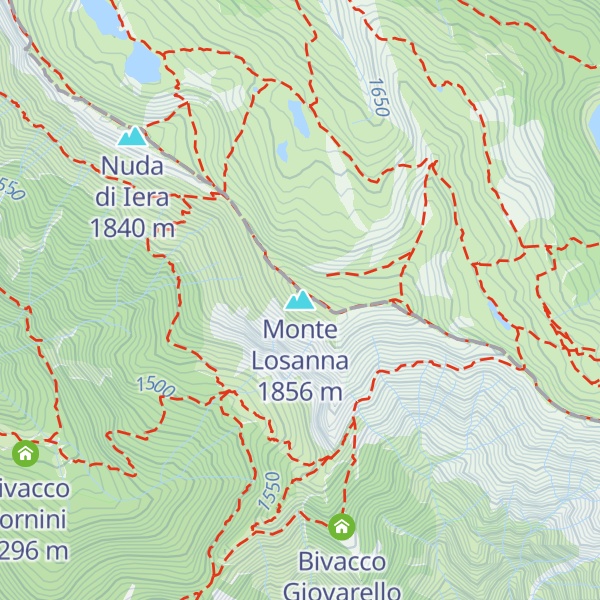 Map of Monte Losanna