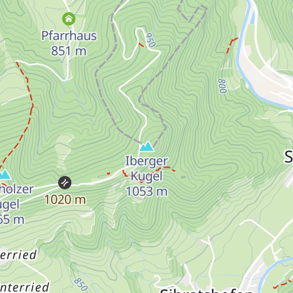 Map of Iberger Kugel