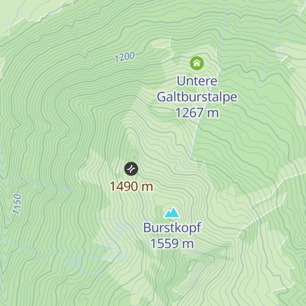 Map of Obere Galtburstalpe