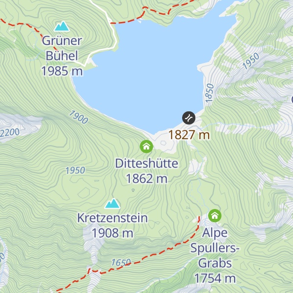 Map of Ditteshütte