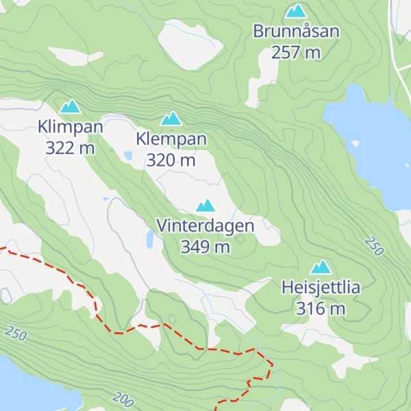 Map of Vinterdagen