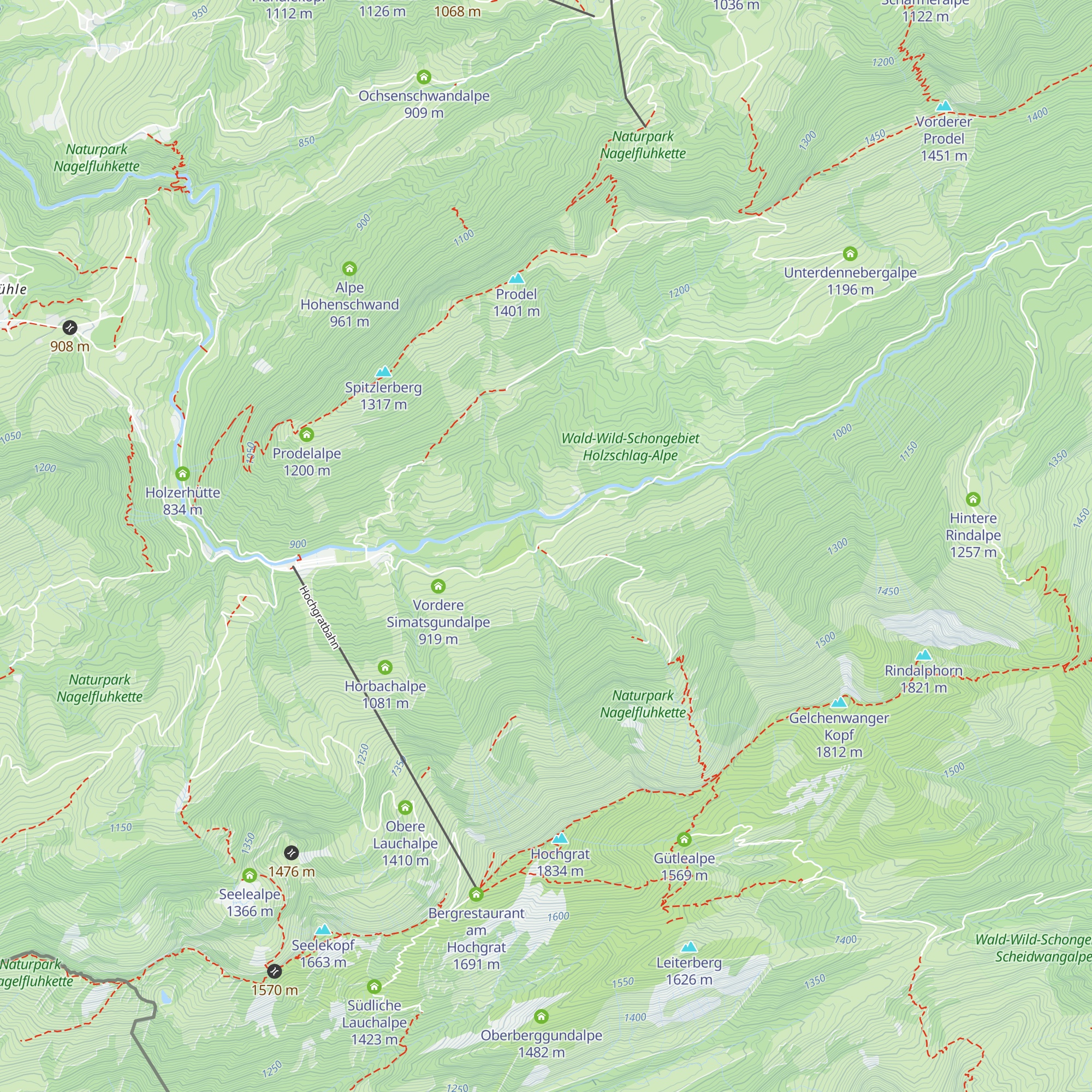 Hintere Simatsgundalpe map