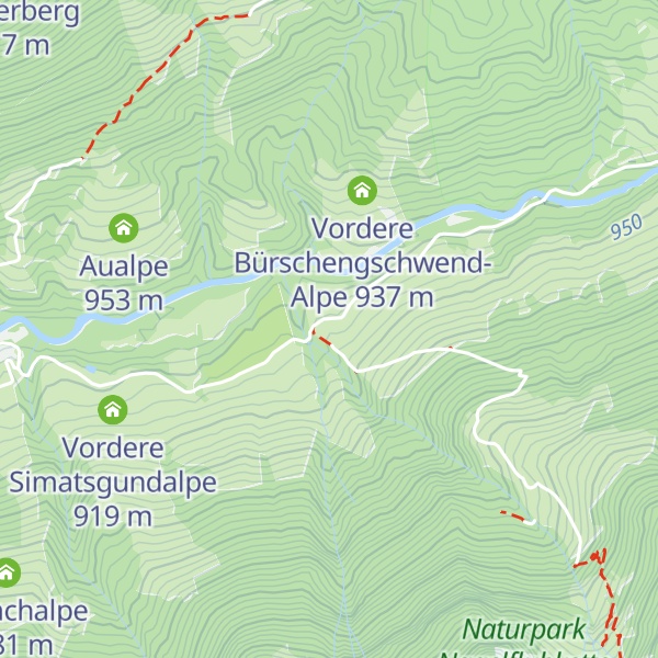 Map of Hintere Simatsgundalpe