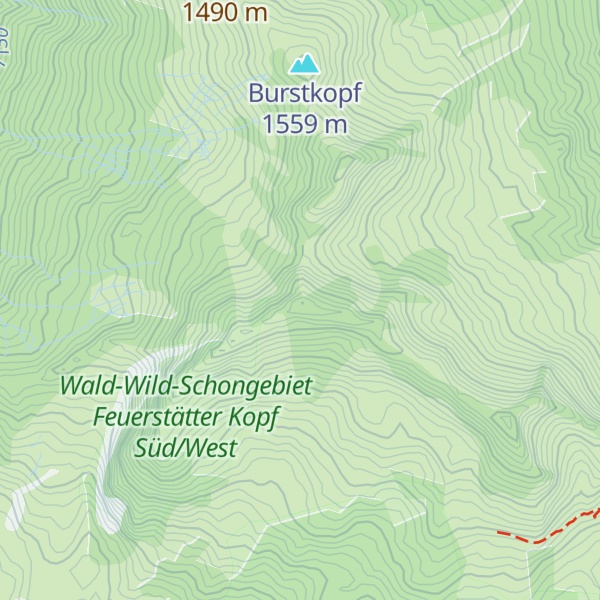 Map of Feuerstätterkopf