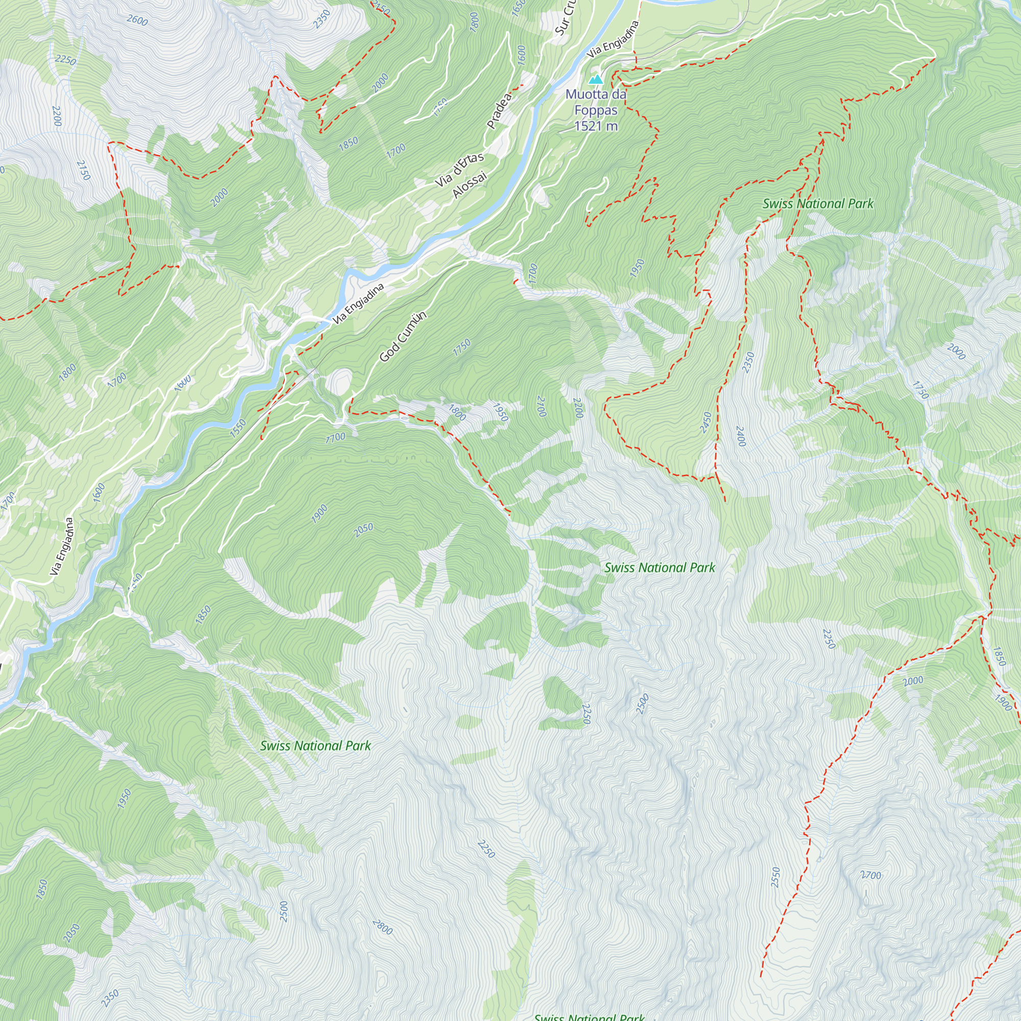 Chamanna Tantermozza map