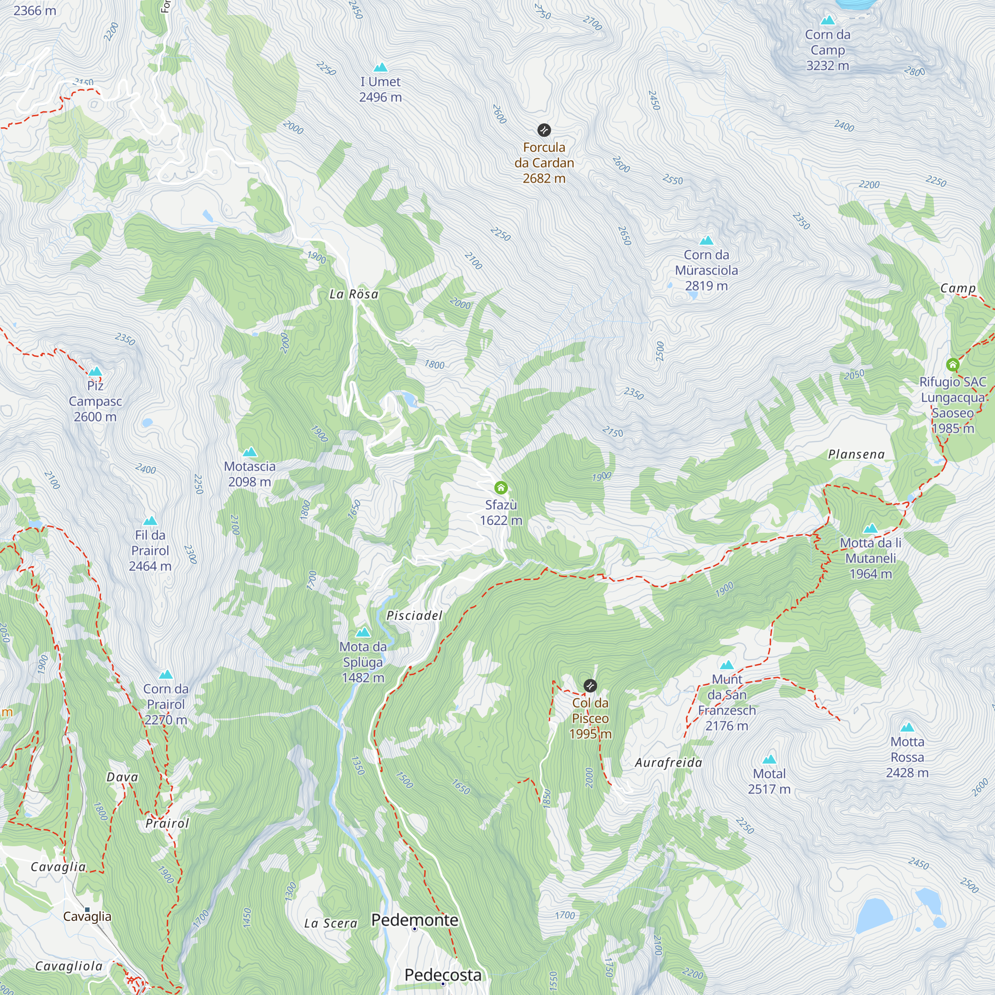 Zarera map