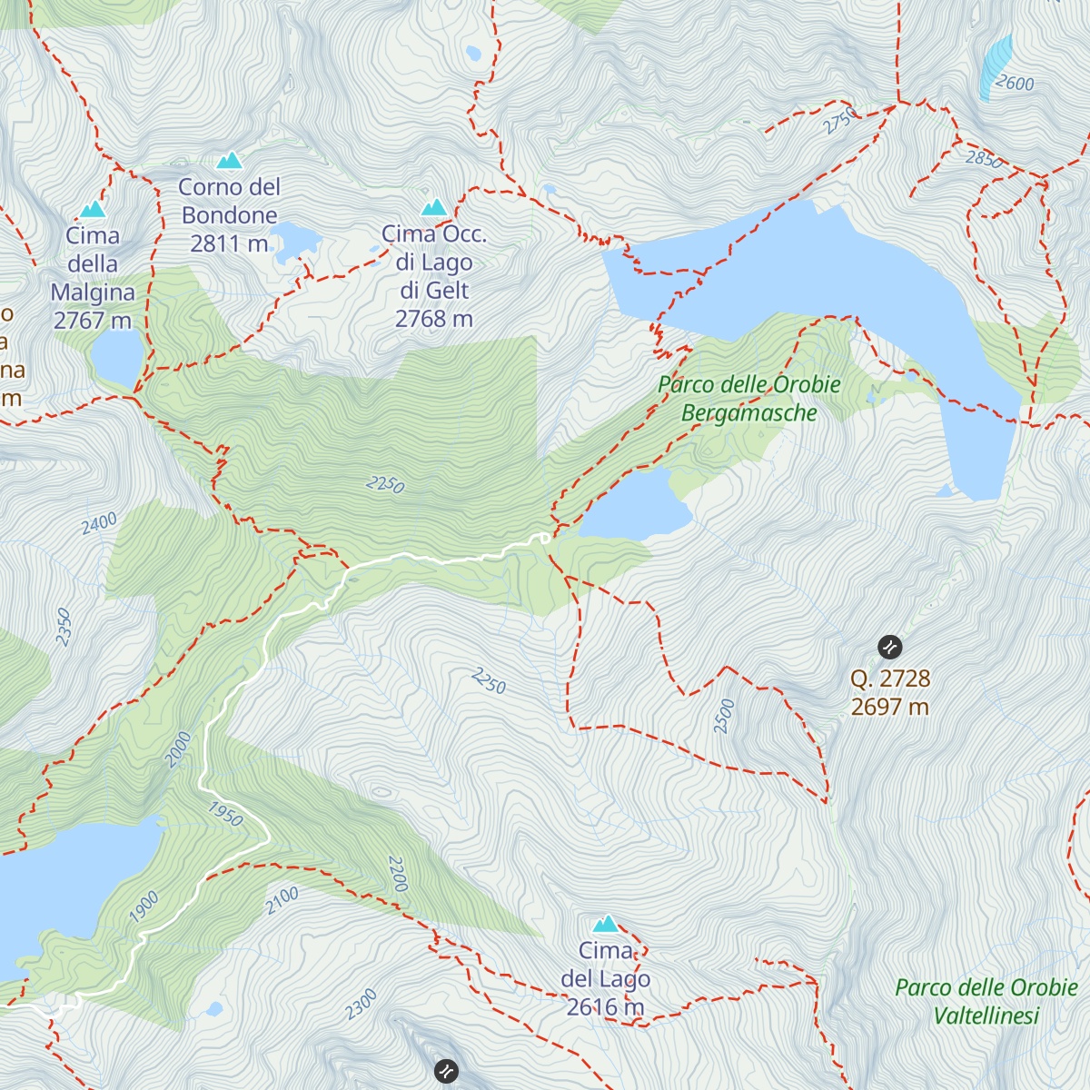 Rifugio Barbellino map