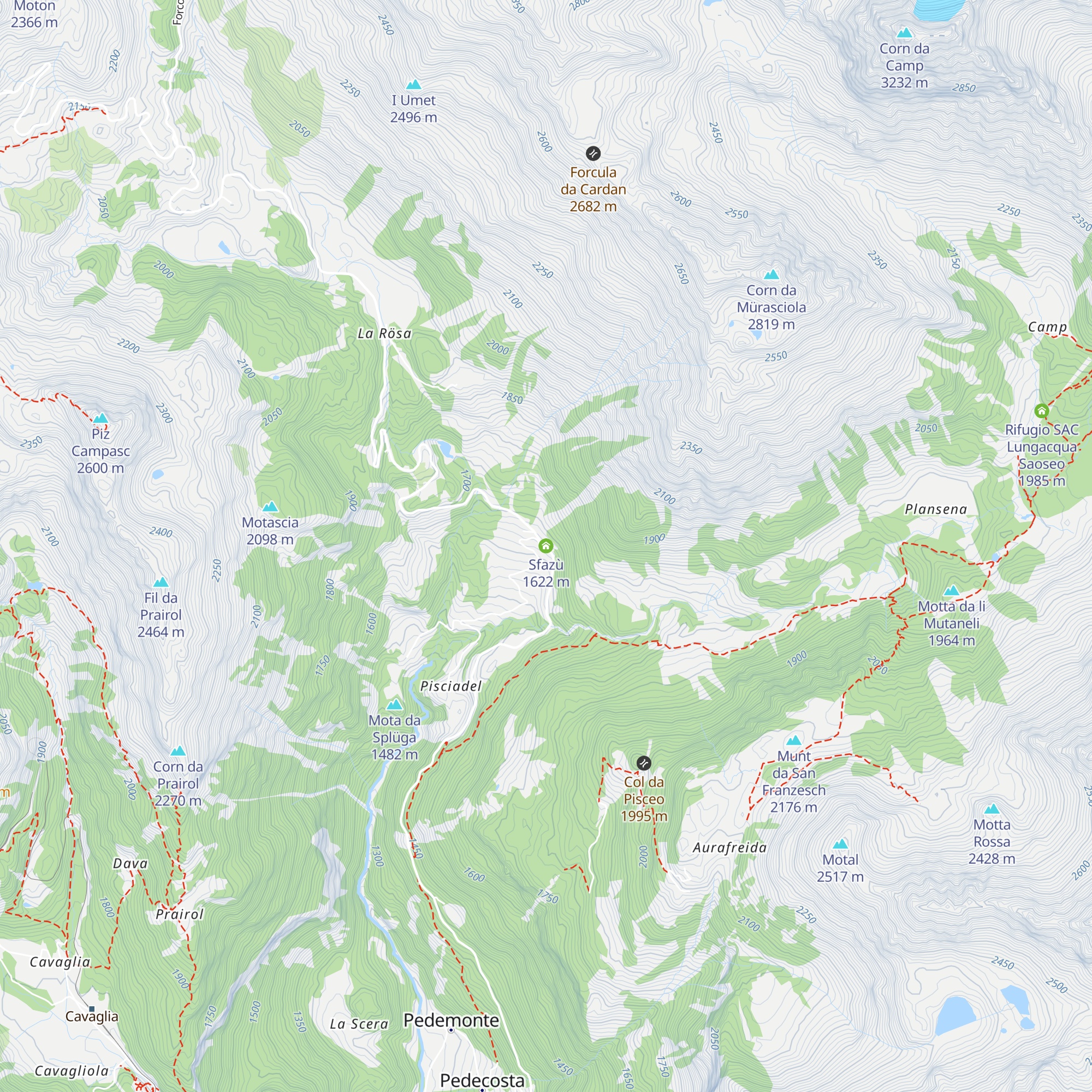 Sfazù map