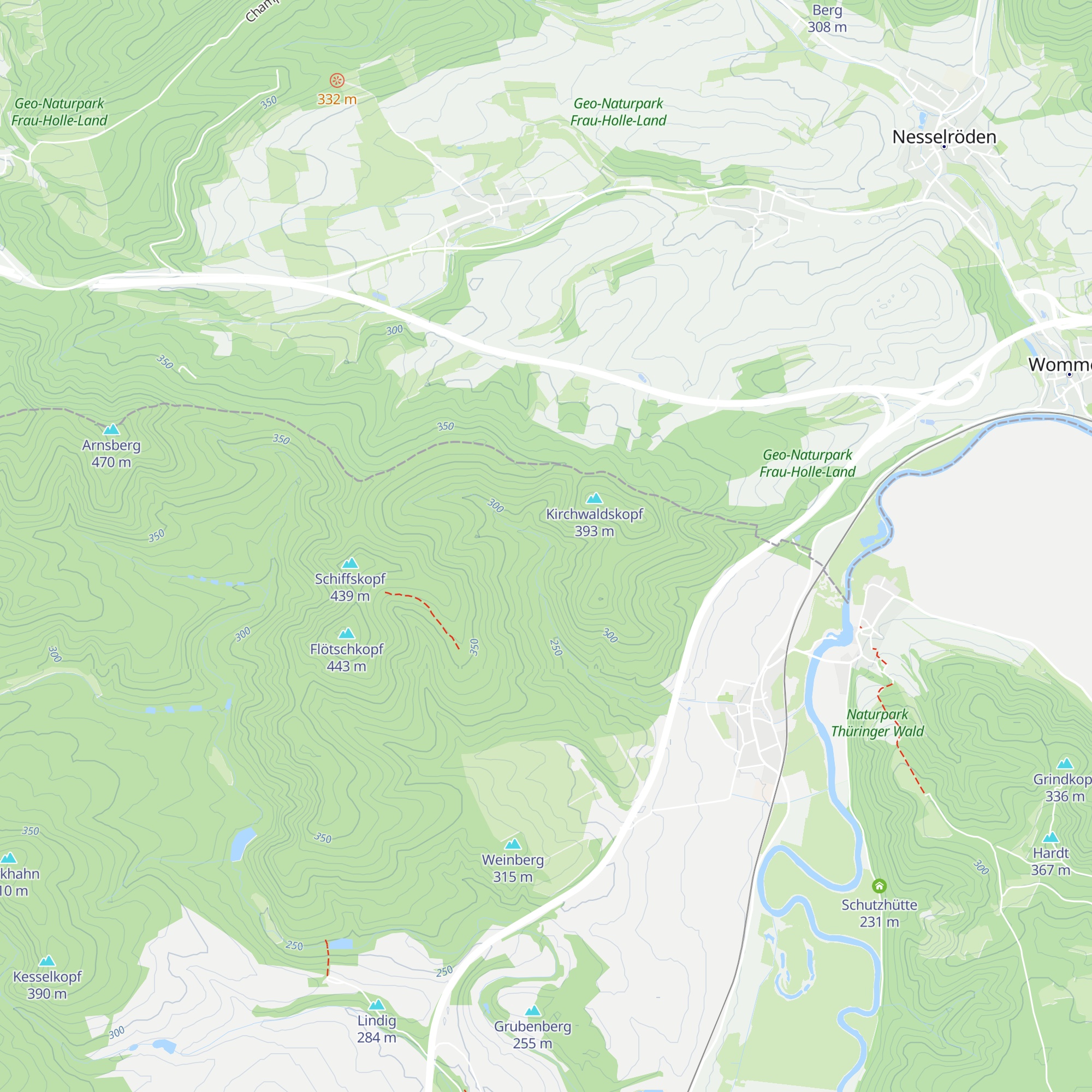 Schorch Hütte map