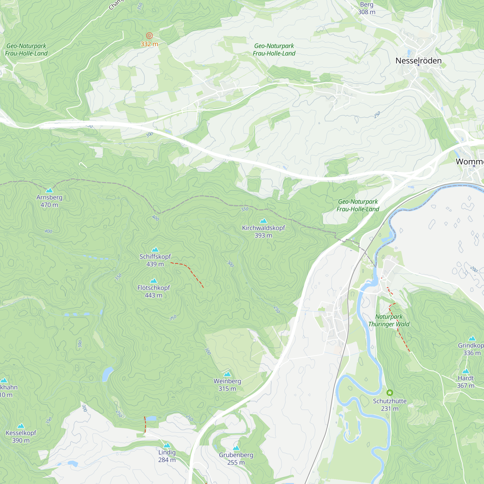 Schorch Hütte map