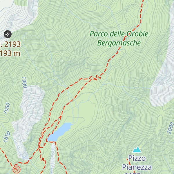 Map of Baita Bassa del Gleno