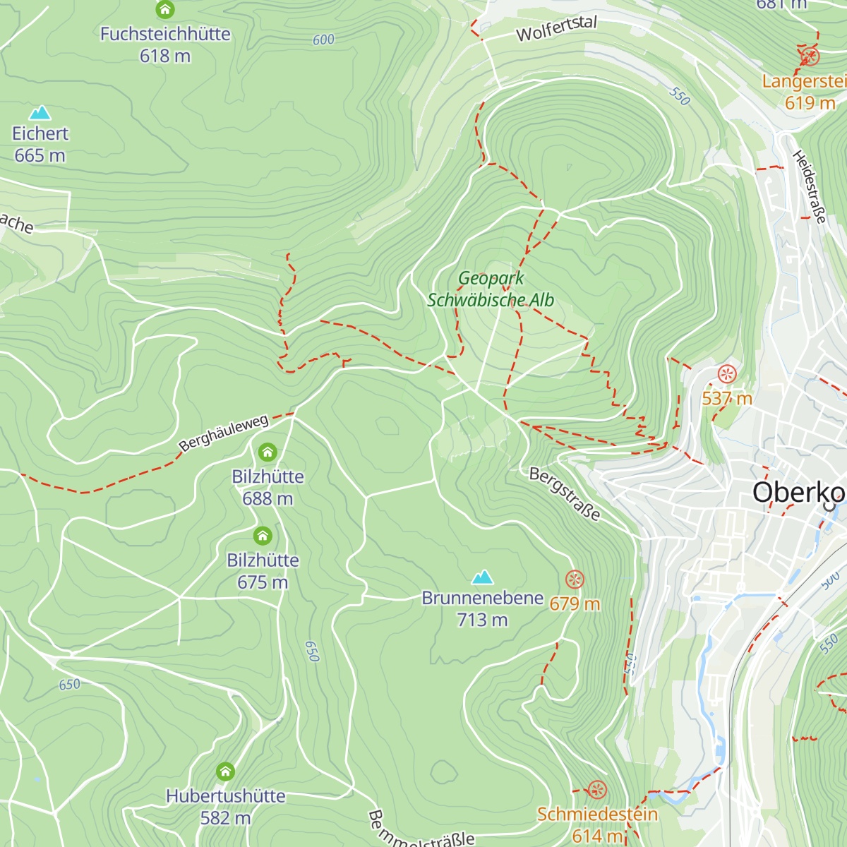 Leitz Hütte map