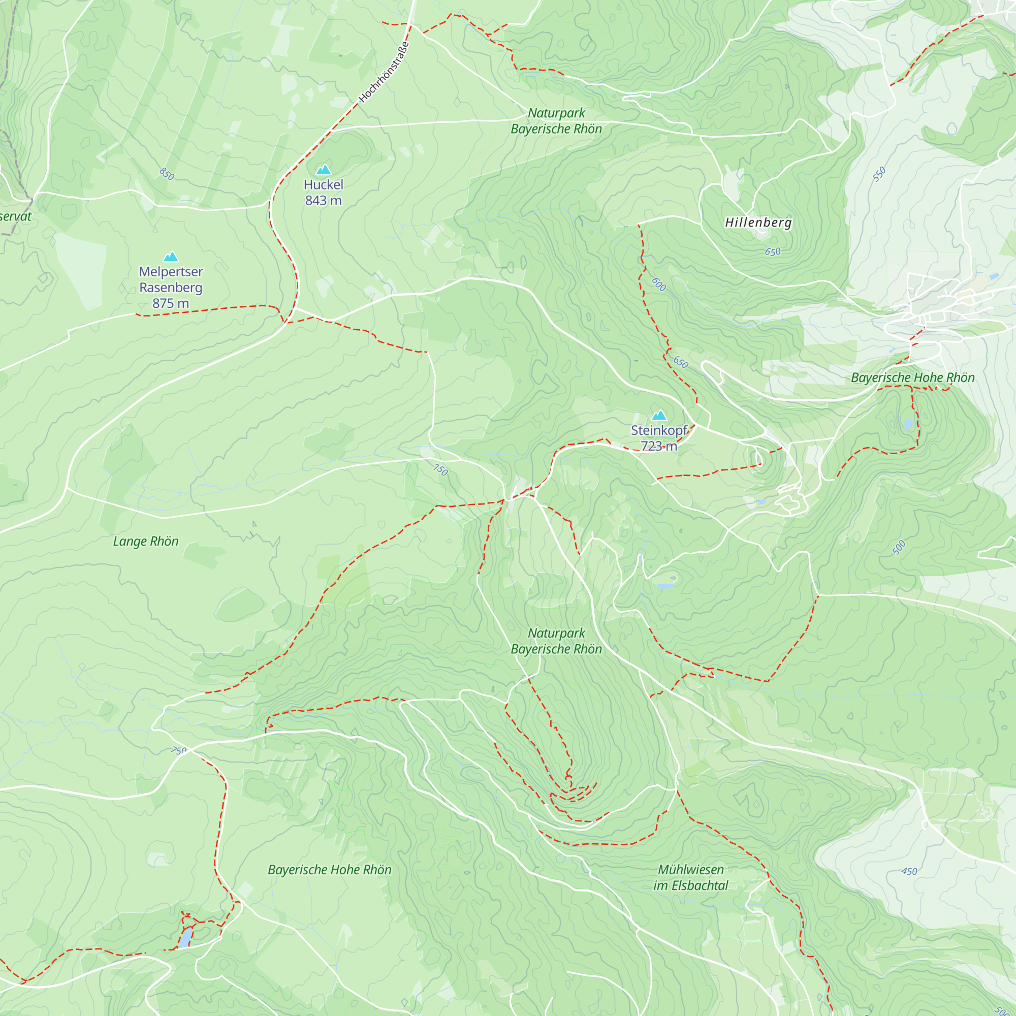 Thüringer Hütte map