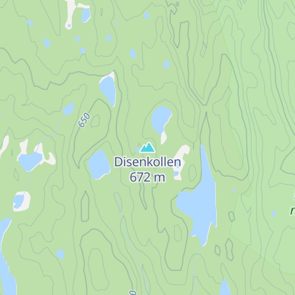 Map of Disenkollen
