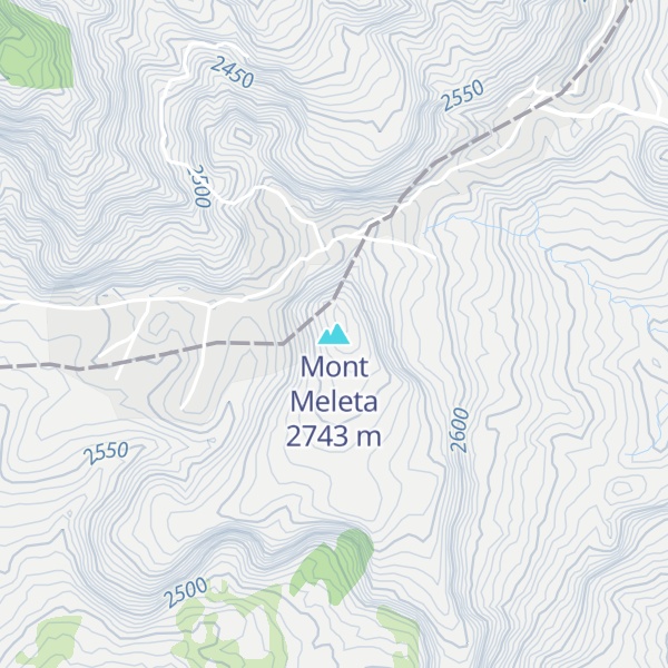 Map of Mont Meleta