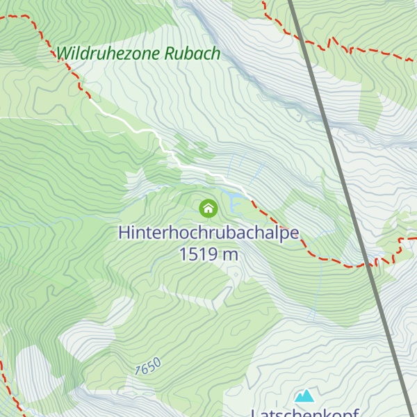 Map of Hinterhochrubachalpe