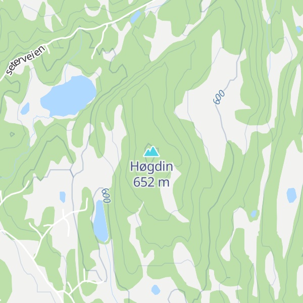 Map of Høgdin