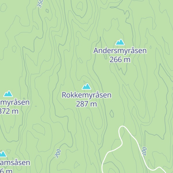 Map of Rokkemyråsen