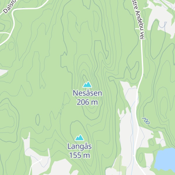 Map of Tranumkollen