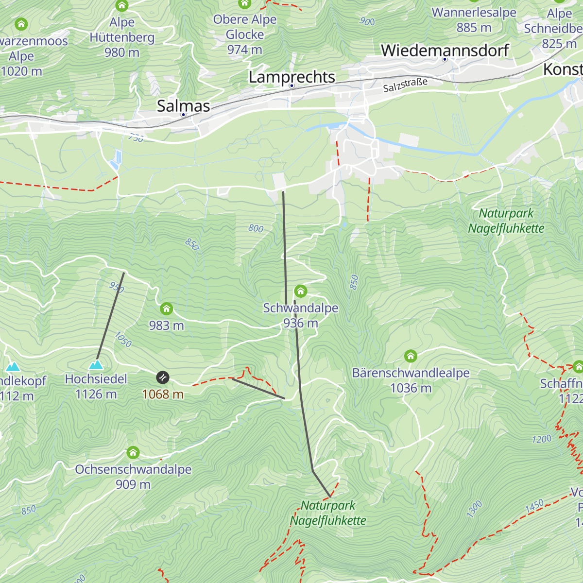 Schwändle Berghütte map