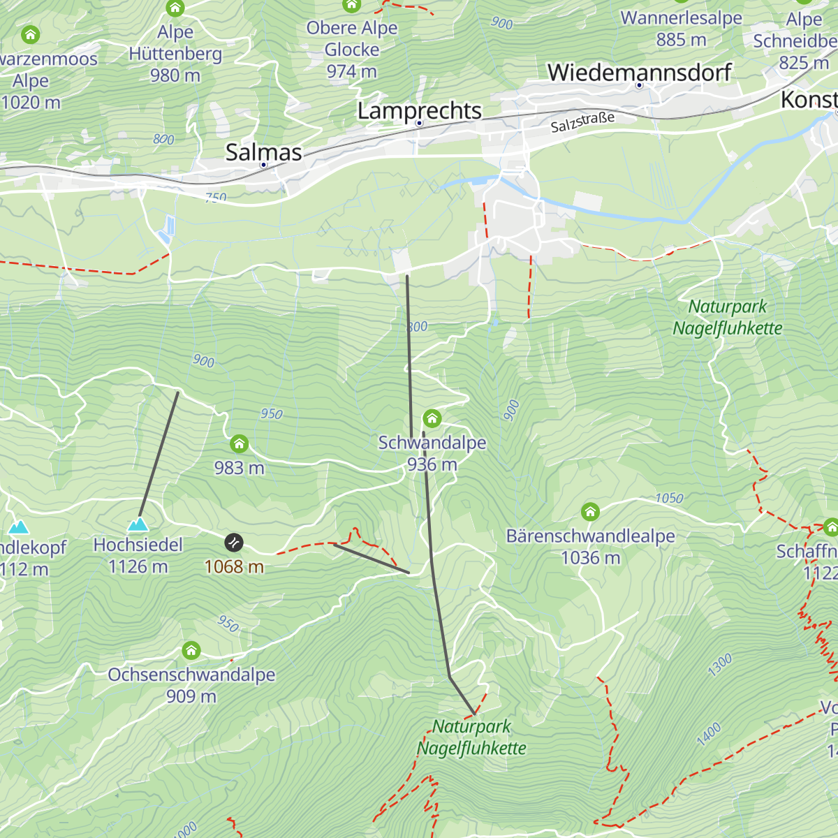 Schwändle Berghütte map