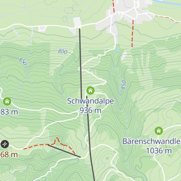 Map of Schwandalpe