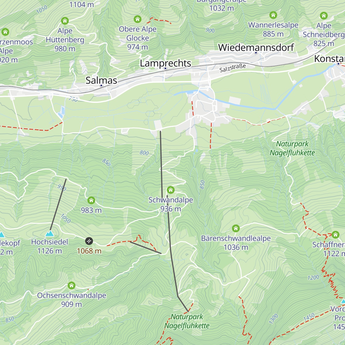 Berghaus Carl Zeiss map