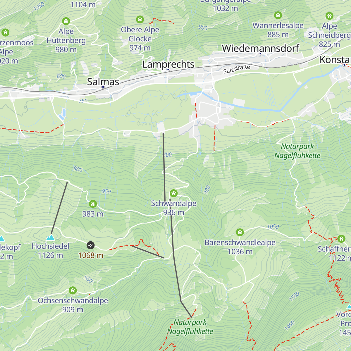 Berghaus Carl Zeiss map