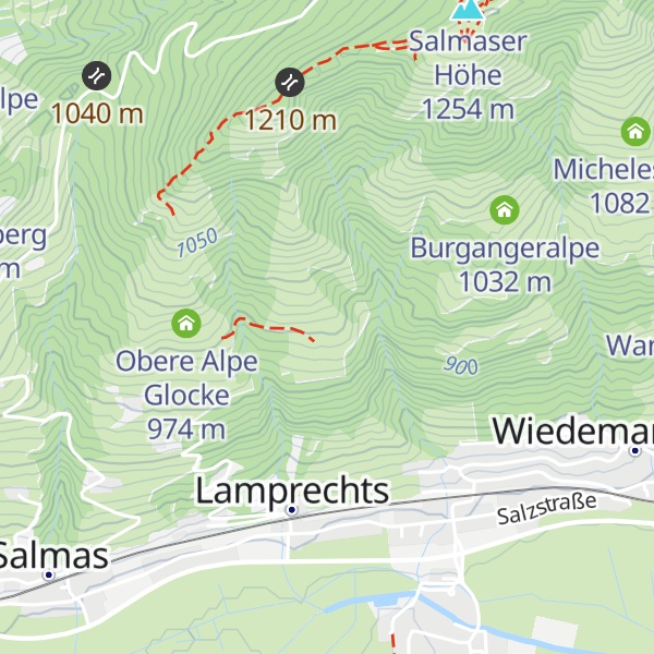 Map of Krassenbergalpe
