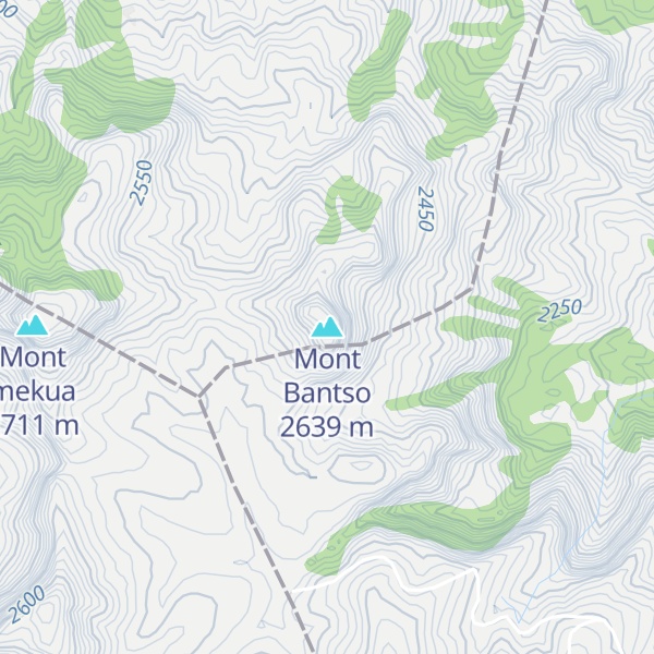 Map of Mont Bantso