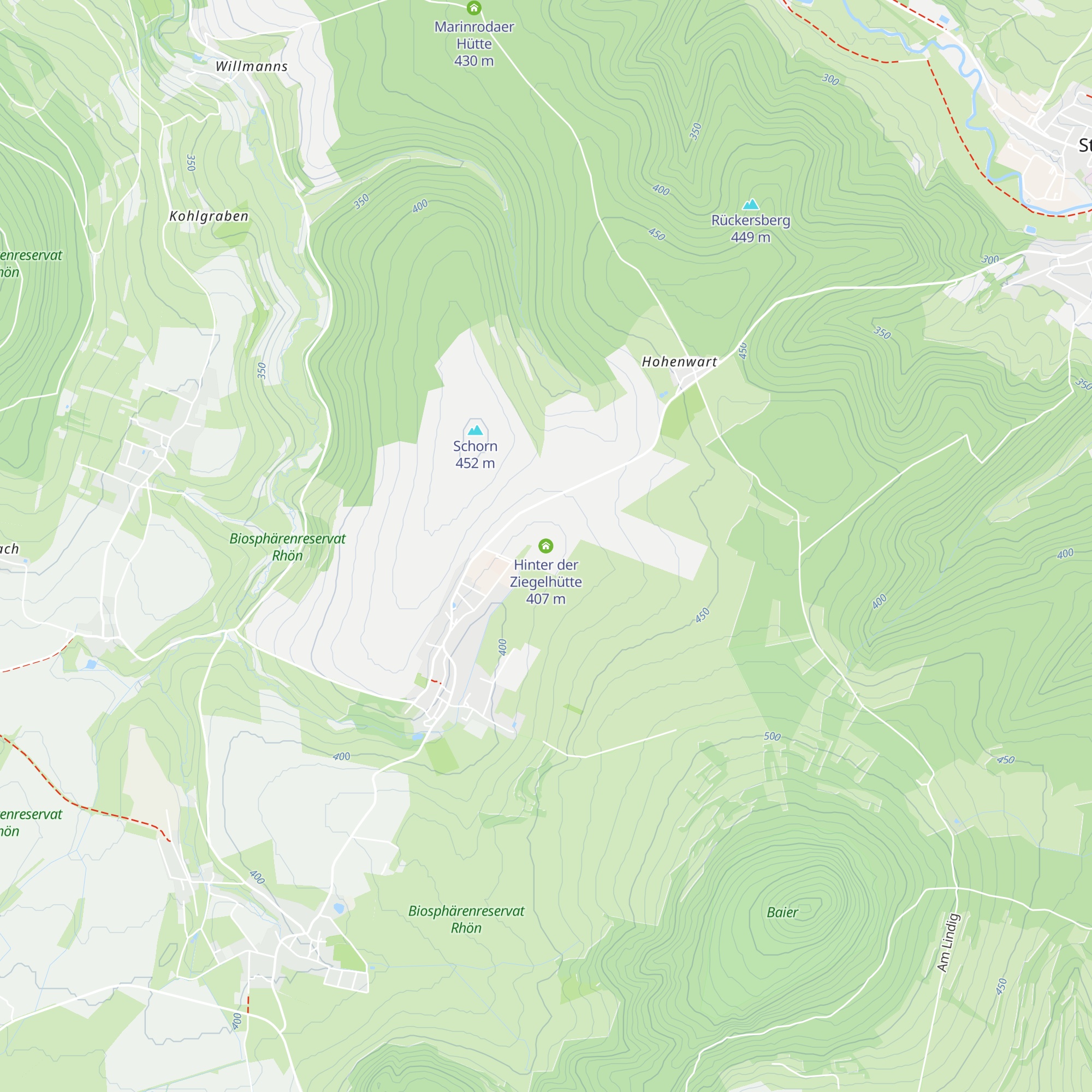 Hinter der Ziegelhütte map