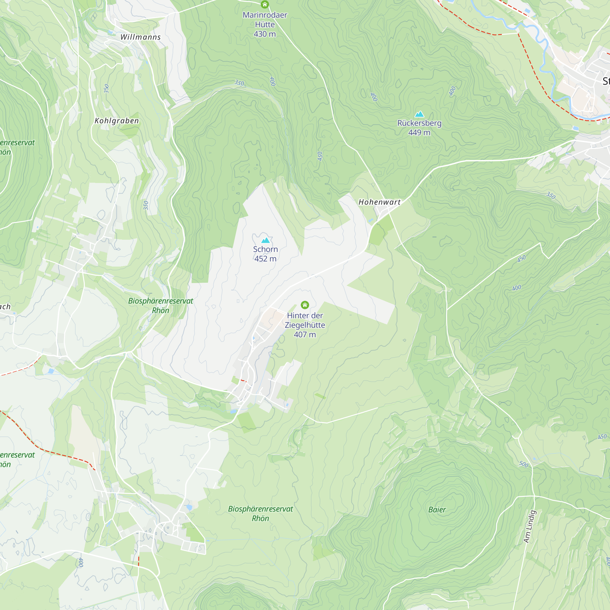 Hinter der Ziegelhütte map
