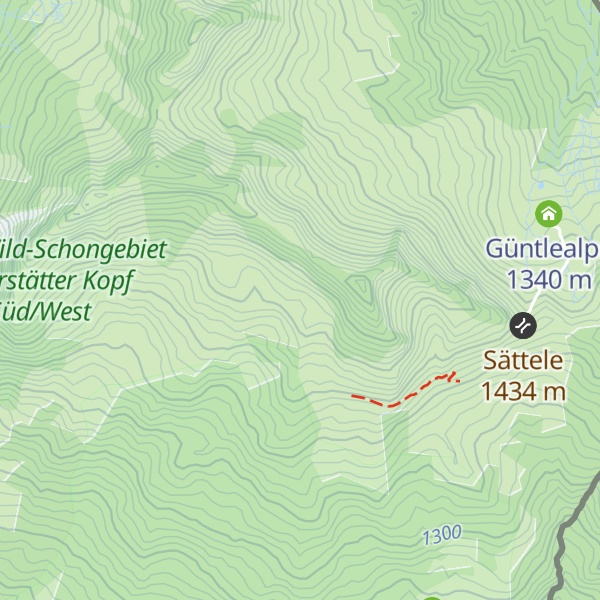 Map of Bereuters Neualpe