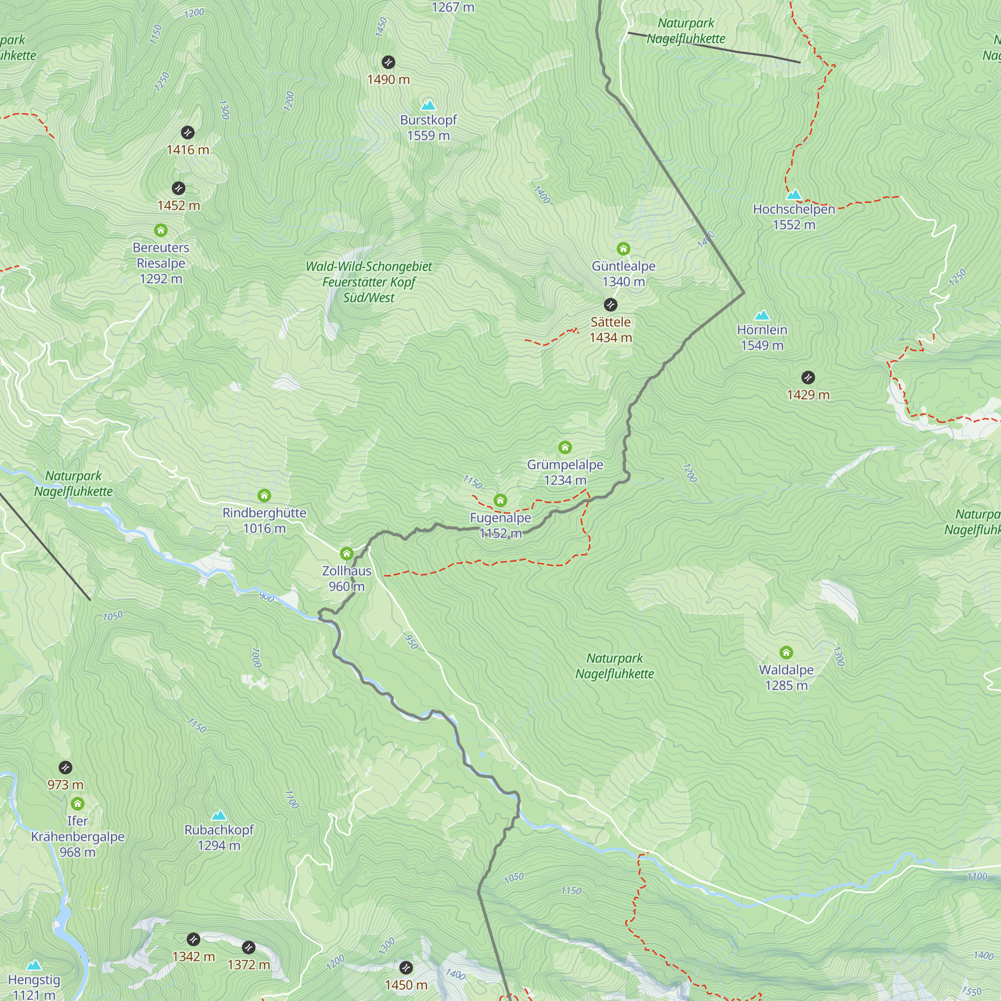 Fugenalpe map