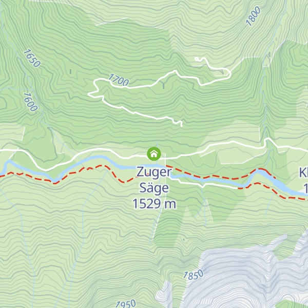 Map of Zuger Säge