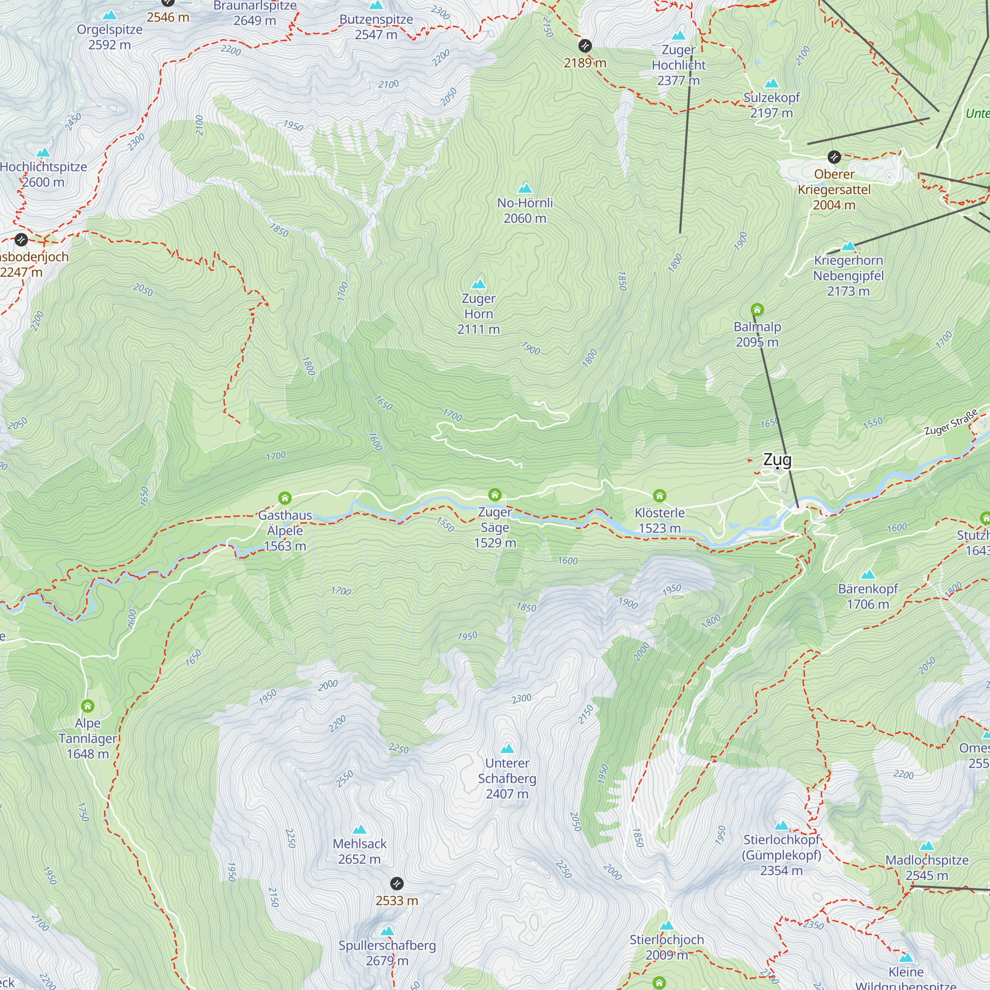 Zuger Säge map