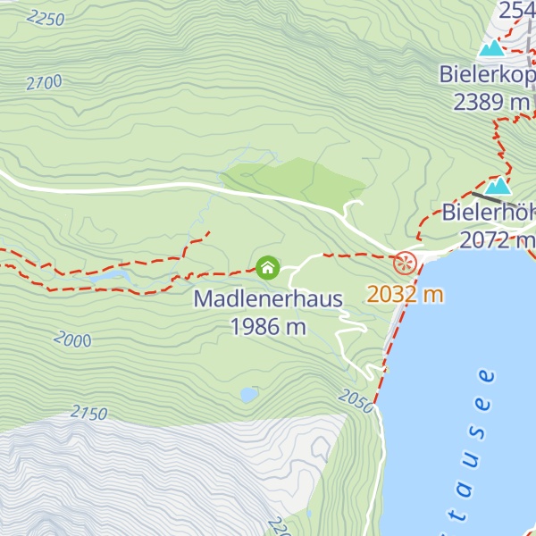 Map of Madlenerhaus