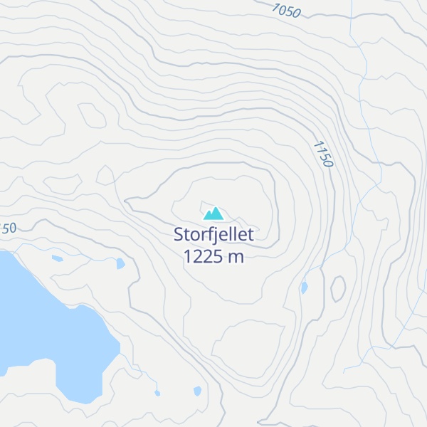 Map of Storfjellet