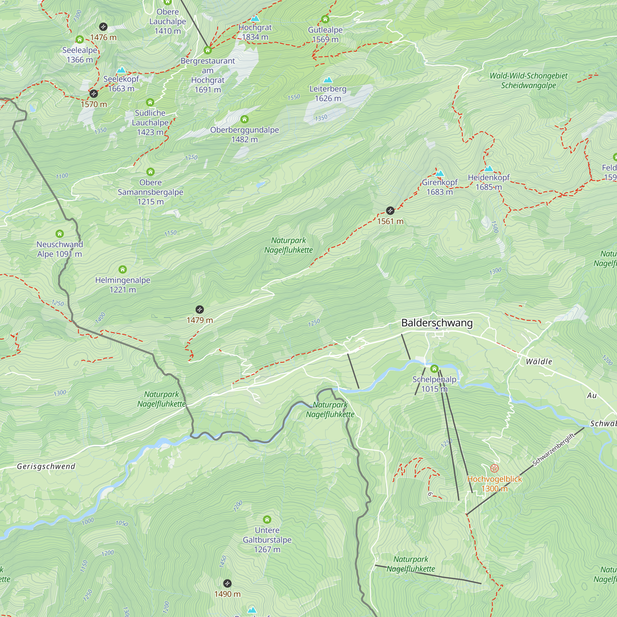 Gunten map