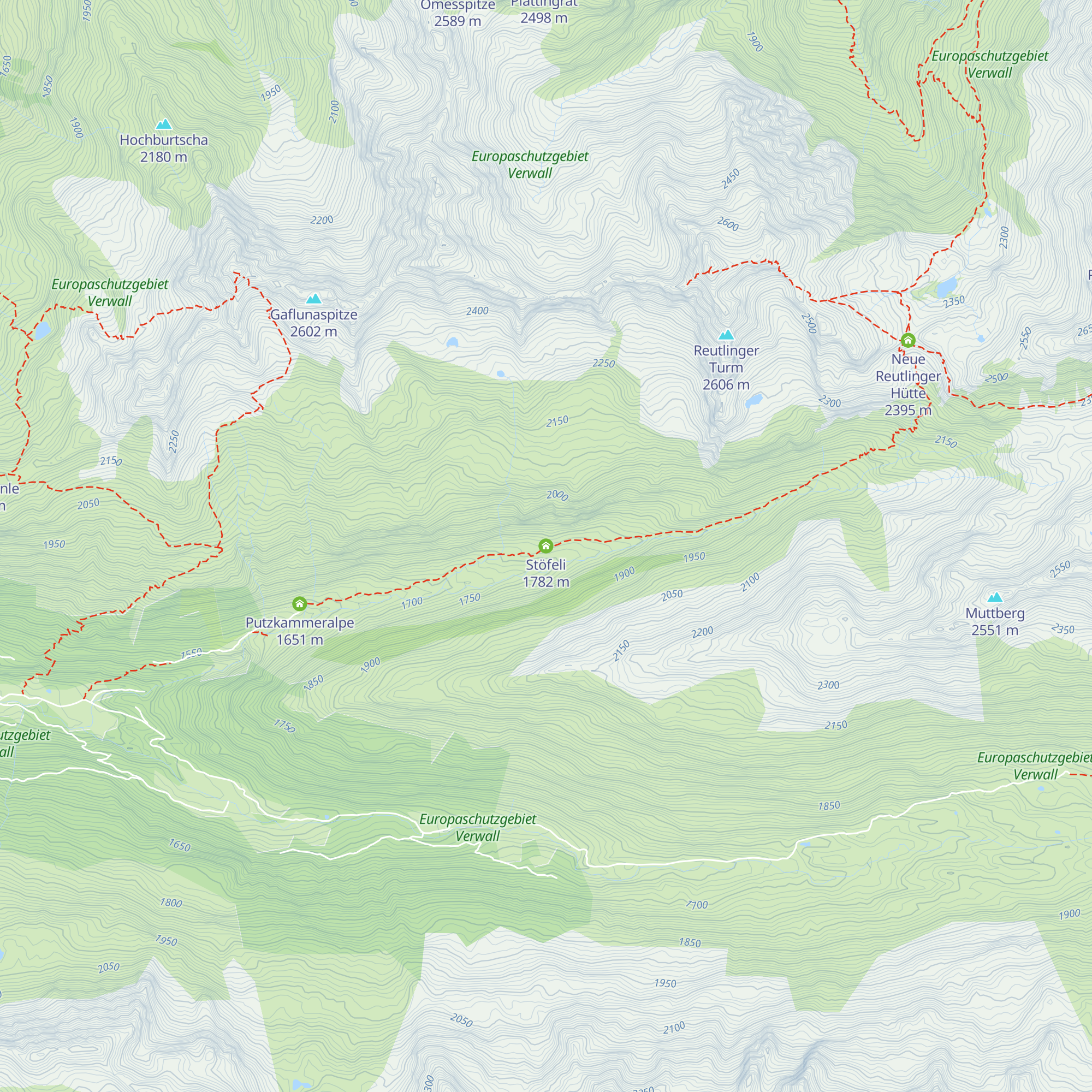 Stöfeli map