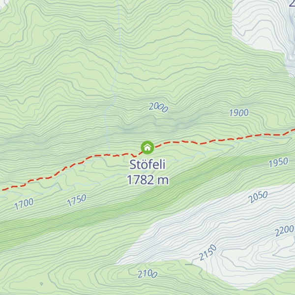 Map of Stöfeli