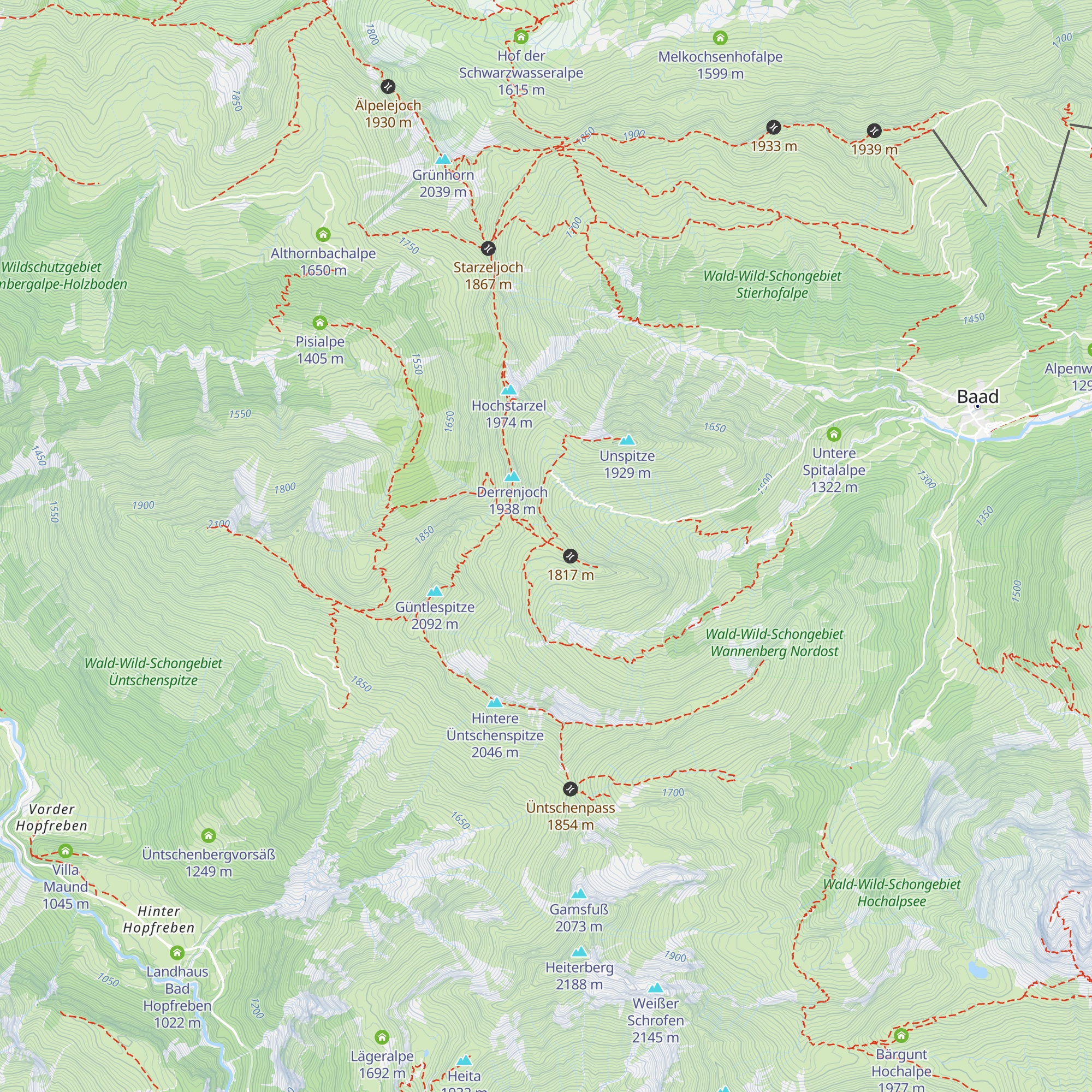 Derrenalpe map