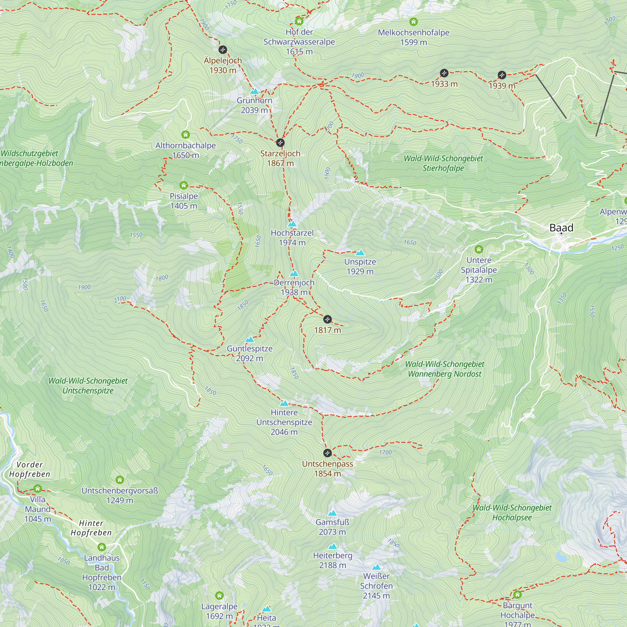 Derrenalpe map