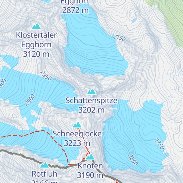 Map of Schattenspitze