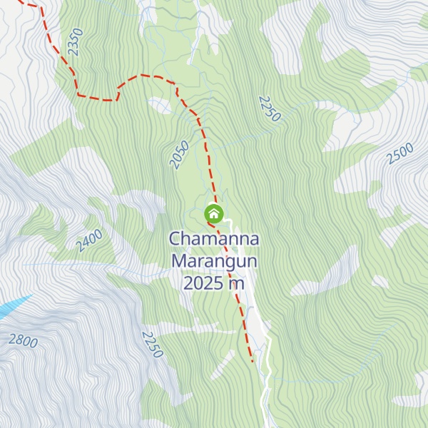Map of Chamanna Marangun
