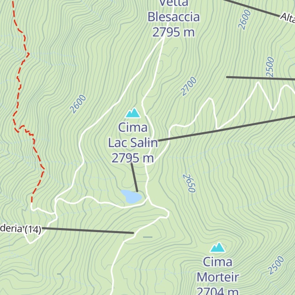 Map of Carosello 3000