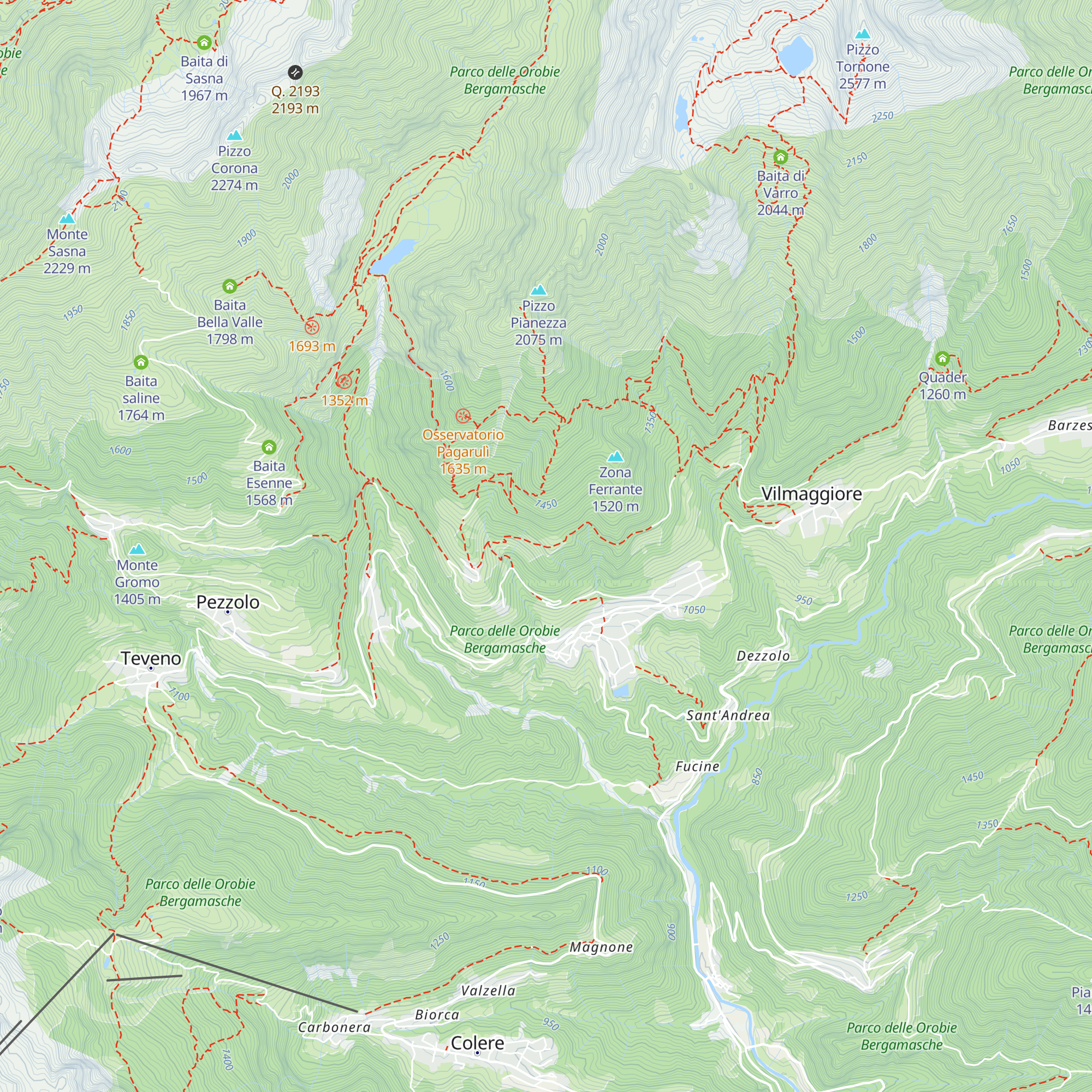 Comen map