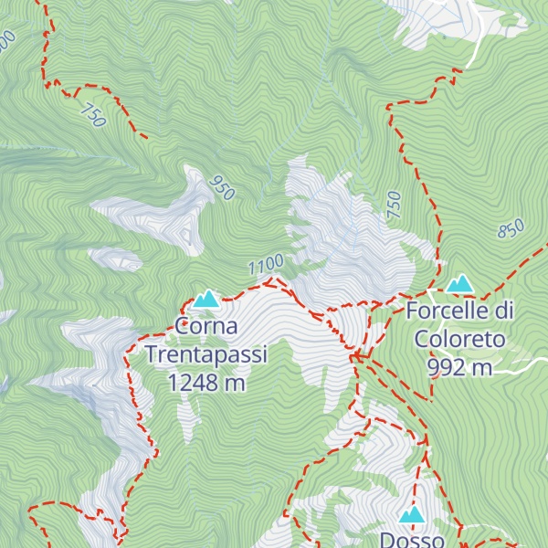 Map of Anticima Est Corna Trentapassi